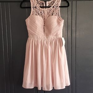 Pink lily resonating romance dress